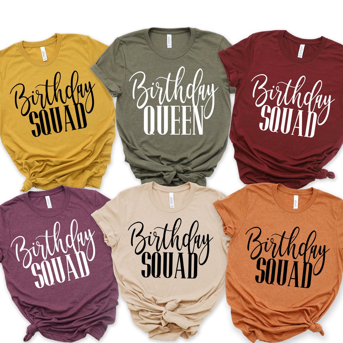 Birthday Queen Group Shirts