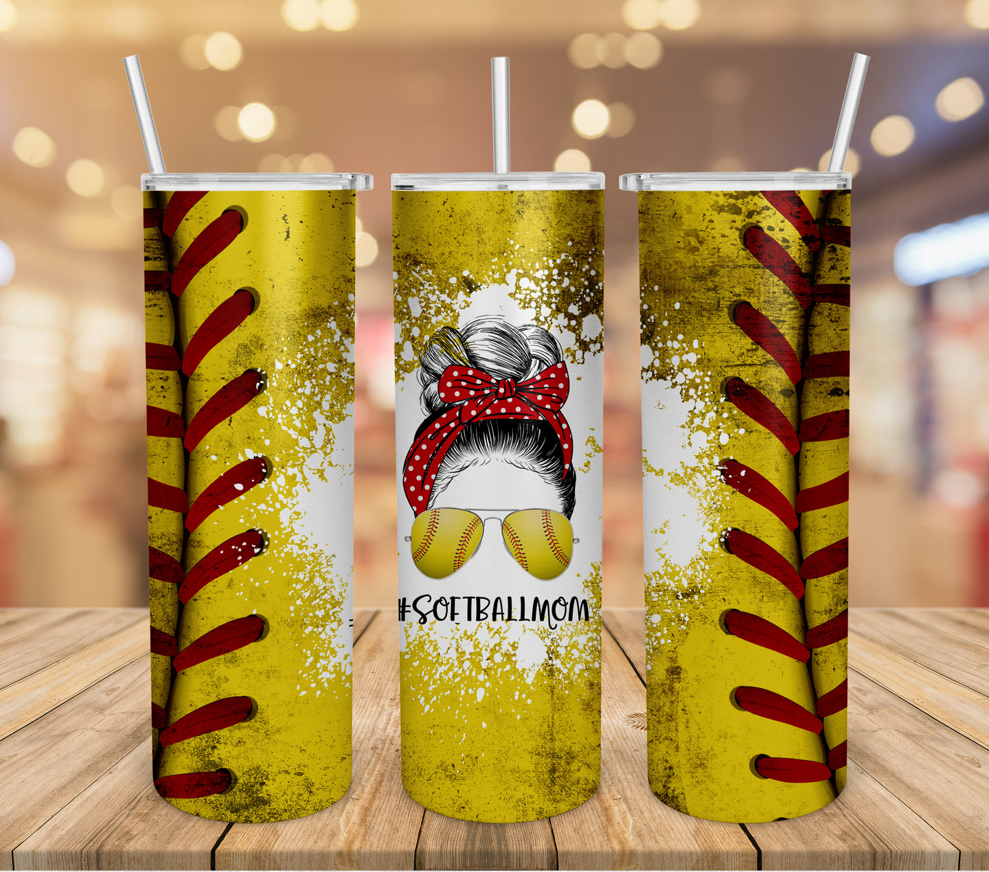 Softball Mom Tumbler - Dirty Softball Mom