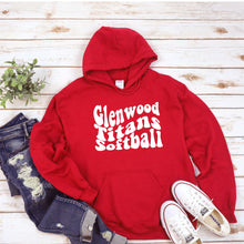 Load image into Gallery viewer, Retro Glenwood Titans Softball Hoodie
