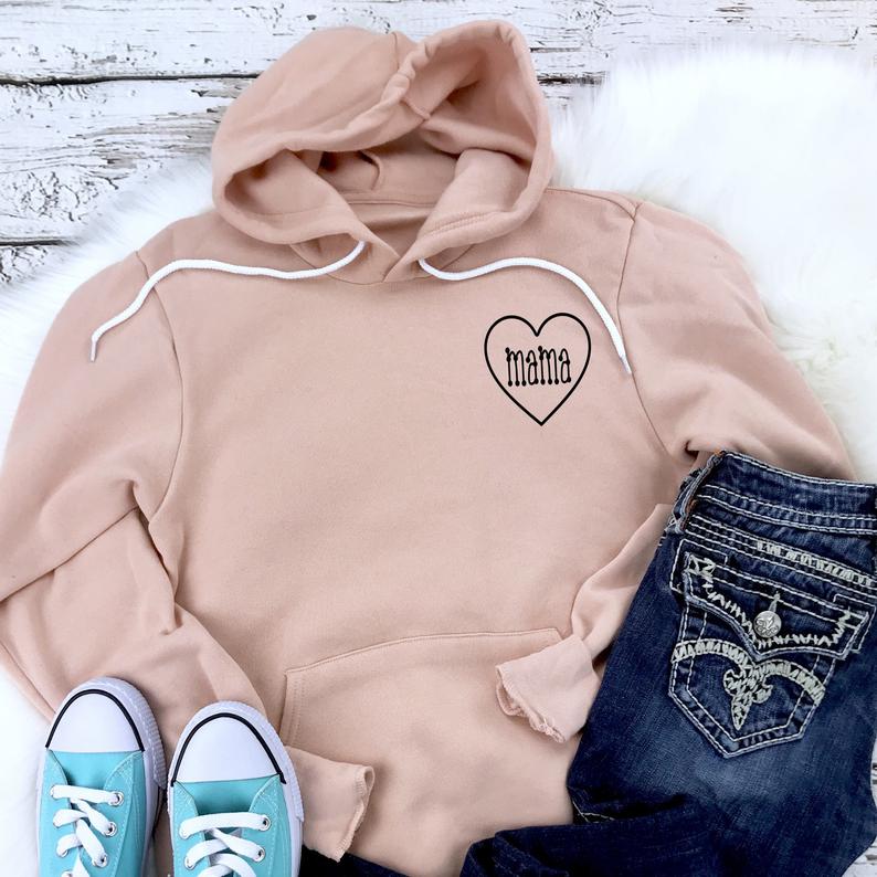 Mama  Heart Hoodie