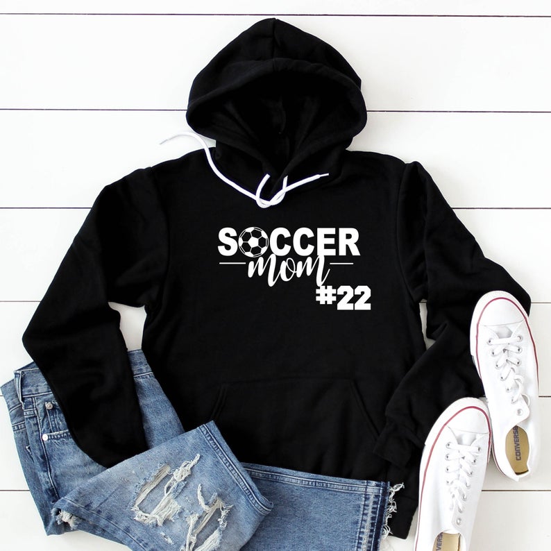 Soccer Mom with numberHoodie