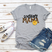 Load image into Gallery viewer, Softball Mama Leopard Crewneck
