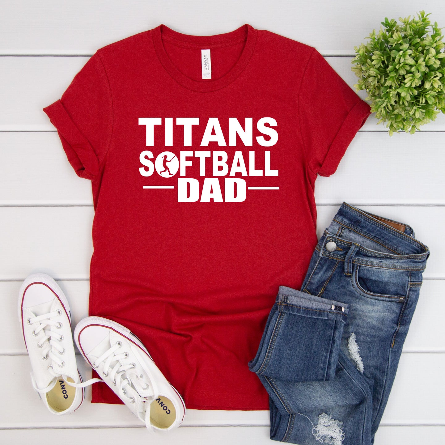 Titans Softball Dad Shirt