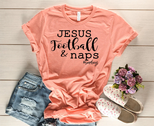 Football Jesus and Naps  Shirt