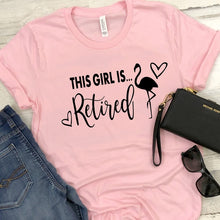 Load image into Gallery viewer, This Girl Is Retired Crewneck Shirt
