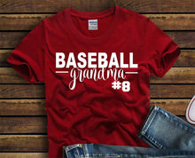 Load image into Gallery viewer, Baseball Grandma Shirt
